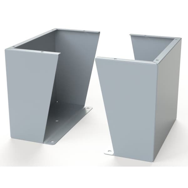 Floor Stand Kit, 15 in. H x 18 in. W x 9.12 in. L, Carbon Steel, 1 PR